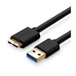 Micro USB კაბელი UGREEN US130 (10840) USB 3.0 A Male to Micro-B Male USB 3.0 Cable 0.5m (Black)