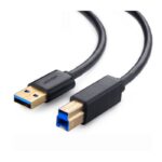 პრინტერის კაბელი UGREEN US210 (10372) USB-B to USB-A Print Cable, 2m, Black