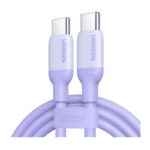 USB კაბელი UGREEN US563 (45180), 60W, Type-C to Type-C, 1m, Purple
