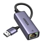 LAN ადაპტერი UGREEN CM209 (50922), USB 3.0 to RJ45 Ethernet Adapter, Space Gray