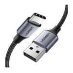 USB კაბელი UGREEN US288 (60128), USB 2.0 A to Type-C, 2m, Black