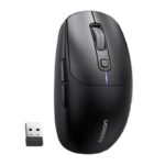 მაუსი UGREEN MU103 (90539), Wireless, 2.4GHz, Bluetooth, USB, Mouse, Black