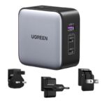 მობილურის დამტენი UGREEN CD296 (90409), Nexode, Travel Adapter, 65W, USB, Type-C, Grey