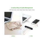 კაბელ მენეჯერი UGREEN LP114 (30762), Cable Organizer 2 Pack, Black - Image 4