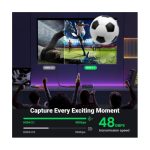 HDMI დამაგრძელებელი UGREEN HD151 (40400), 8K HDMI Extension Male To Female Cable, 0.5m, Black - Image 2