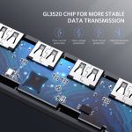 USB ჰაბი UGREEN CM219 (50985) UGREEN 4xUSB 3.0, Gray - Image 3