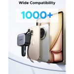 მანქანის დამტენი UGREEN EC602 (55212B) Nexode, 60W, Car Charger With Retractable Type-C Cable, Grey - Image 5