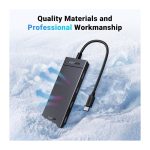 USB-C ჰაბი UGREEN CM806 (35584), Type-C, HUB, Black - Image 7