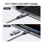 ბარათის წამკითხველი ქეისი UGREEN CM856 (55899), Multi-function Card Reader Case, Grey - Image 4