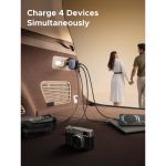 მანქანის დამტენი UGREEN EC604 (55910B) Nexode, 145W, Car Charger With Retractable Type-C Cable, Grey - Image 6