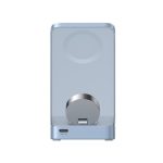 უსადენო დამტენი UGREEN W757 (65901), MagFlow 25W, 3-in-1 Magnetic Wireless Charger, Blue - Image 4