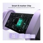 USB კაბელი UGREEN Uno L509 (65216), 100W, Type-C to Type-C Fast Charging Cable, 2M, Purple - Image 3