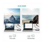 HDMI კაბელი UGREEN HD107 (10145), HDMI Male to Female Cable, 3m, Black - Image 6