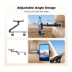 პლანშეტის დამჭერი UGREEN LP904 (55443), Car Headrest Tablet Holder, Black/Grey - Image 3