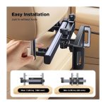 პლანშეტის დამჭერი UGREEN LP904 (55443), Car Headrest Tablet Holder, Black/Grey - Image 7