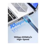 ქსელი კაბელი UGREEN NW153 (80433), CAT8 Patch Cord LAN Cable, 5m, Black - Image 2