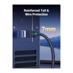 ქსელი კაბელი UGREEN NW153 (80433), CAT8 Patch Cord LAN Cable, 5m, Black - Image 5