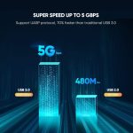 მყარი დისკის ქეისი Ugreen CM237 (60353) HDD Enclosure 2.5 SATA to USB 3.0 Hard Drive Adapter Enclosure - Image 4