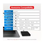 მყარი დისკის ქეისი Ugreen CM237 (60353) HDD Enclosure 2.5 SATA to USB 3.0 Hard Drive Adapter Enclosure - Image 3