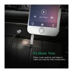 აუდიო კაბელი UGREEN AV119 (10734), 3.5mm Male to 3.5mm Male Audio Cable, 1.5m, Silver/Black - Image 3