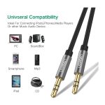აუდიო კაბელი UGREEN AV119 (10734), 3.5mm Male to 3.5mm Male Audio Cable, 1.5m, Silver/Black - Image 4