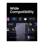 მობილურის დამტენი UGREEN X763 (25877) Nexode Pro, 160W, Type-C, USB, Grey - Image 4