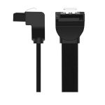 SATA კაბელი UGREEN US217 (30797) SATA 3.0 Data Cable 90° Elbow, 0.5m, Black - Image 2