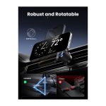 მანქანის უსადენო დამტენი UGREEN 35970 Qi2, 15W, Wireless Car Mount Charger, Black/Grey - Image 3