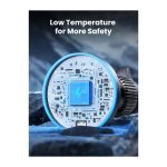 მანქანის უსადენო დამტენი UGREEN 35970 Qi2, 15W, Wireless Car Mount Charger, Black/Grey - Image 5