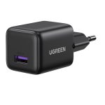 მობილურის დამტენი UGREEN X518 (75613), 18W, USB, GaN Fast Charger, Black - Image 2