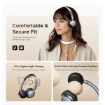 ყურსასმენი UGREEN HP207 (75630) Studio Plus, Headset, Wireless, Bluetooth, Black/Silver - Image 3