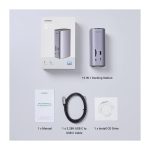USB-C ჰაბი UGREEN CM555 (90325), Type-C Docking Station, HDMI, USB, Ethernet, SD/TF, 3.5mm, Gray - Image 2
