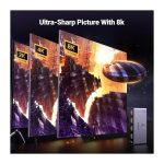 სვიჩი UGREEN CM624 (15604), 8k60hz HDMI 2.1 Switch With 1.5m Usb Power Cable, Grey - Image 2