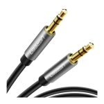 აუდიო კაბელი UGREEN AV119 (10733), 3.5mm Male to 3.5mm Male Cable, 1m, Black
