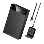 მყარი დისკის ქეისი UGREEN US222 (50422) USB 3.5 Inch HDD Enclosure SSD SATA USB 3.0 power Adapter