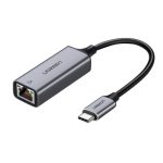 LAN ადაპტერი UGREEN CM199 (50737), USB Type C to 10/100/1000M Ethernet Adapter, Space Gray