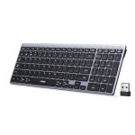 კლავიატურა UGREEN K552 (75163), Wireless, Bluetooth, USB, Keyboard, Grey