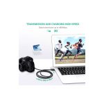USB კაბელი UGREEN US132 (10386) USB 2.0 A Male to Mini 5 Pin Male Cable 3m (Black) - Image 5