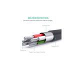 USB კაბელი UGREEN US132 (10386) USB 2.0 A Male to Mini 5 Pin Male Cable 3m (Black) - Image 7