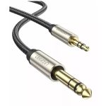 აუდიო კაბელი UGREEN AV127 (10629) 3.5mm to 6.35mm TRS Stereo Audio Cable 3m, Gray - Image 2