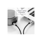 აუდიო კაბელი UGREEN AV119 (10733), 3.5mm Male to 3.5mm Male Cable, 1m, Black - Image 3