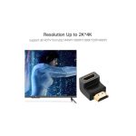 კუთხის HDMI ადაპტერი UGREEN HD112 (20109) HDMI Male to Female Adapter Down - Image 2