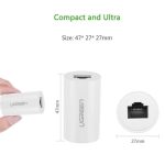 ქსელის კაბელის გადასაბმელი UGREEN NW116 (20391), Anti Thunder Rj45 Ethernet Connector, White - Image 3