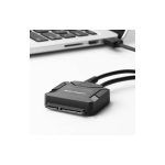 მყარი დისკის  წამკითხველი UGREEN CR108 (20611) USB 3.0 to SATA Hard Driver converter cable with 12V 2A power adapter 50CM - Image 2