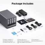 Storage system UGREEN NASync DXP4800 Plus (35261), Intel Gold 8505, 8GB, Diskless, RJ45, USB, Type-C, HDMI, Space Gray - Image 5
