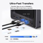 Storage system UGREEN NASync DXP4800 Plus (35261), Intel Gold 8505, 8GB, Diskless, RJ45, USB, Type-C, HDMI, Space Gray - Image 8