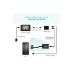 HDMI გადამყვანი UGREEN MM107 (40238), HDMI to DP Converter 0.5m + USB for power, Black - Image 7