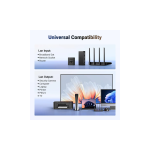 სპლიტერი UGREEN NW301 (45311), Gigabit Ethernet Splitter, Grey - Image 3