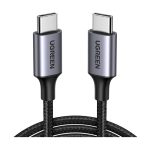 USB კაბელი UGREEN US261 (50149), 60W, Type-C To Type-C, 0.5m, Grey