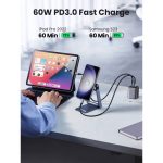 USB კაბელი UGREEN US261 (50149), 60W, Type-C To Type-C, 0.5m, Grey - Image 6